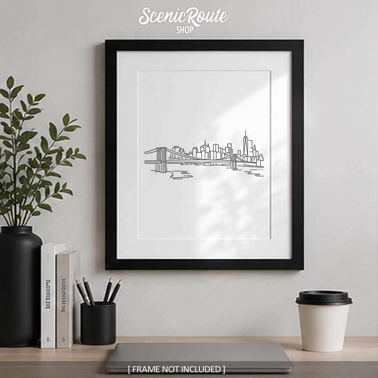 New York City Skyline Featuring the Freedom Tower Art Print