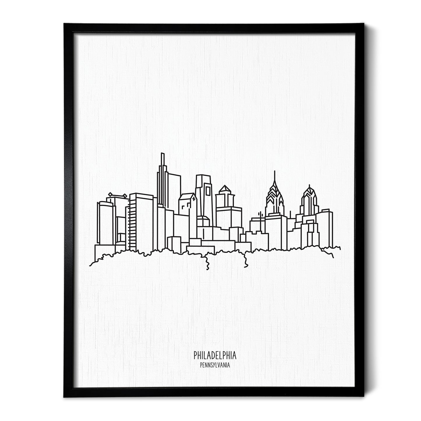 Philadelphia Pennsylvania Skyline Art Print