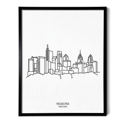 Philadelphia Pennsylvania Skyline Art Print