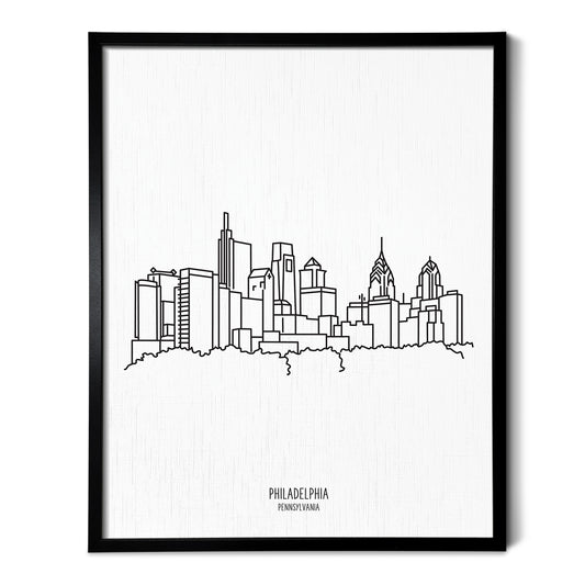 Philadelphia Pennsylvania Skyline Art Print
