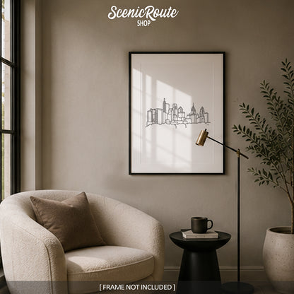 Philadelphia Pennsylvania Skyline Art Print