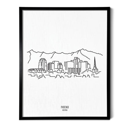 Phoenix Arizona Skyline Art Print