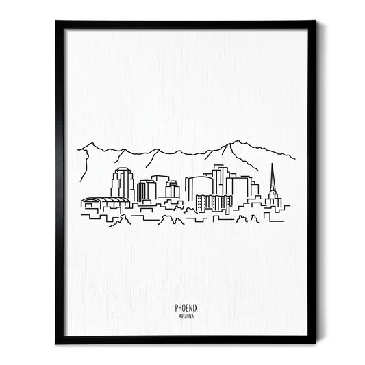 Phoenix Arizona Skyline Art Print