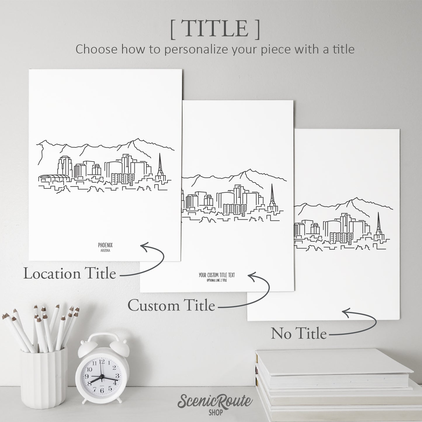 Phoenix Arizona Skyline Art Print
