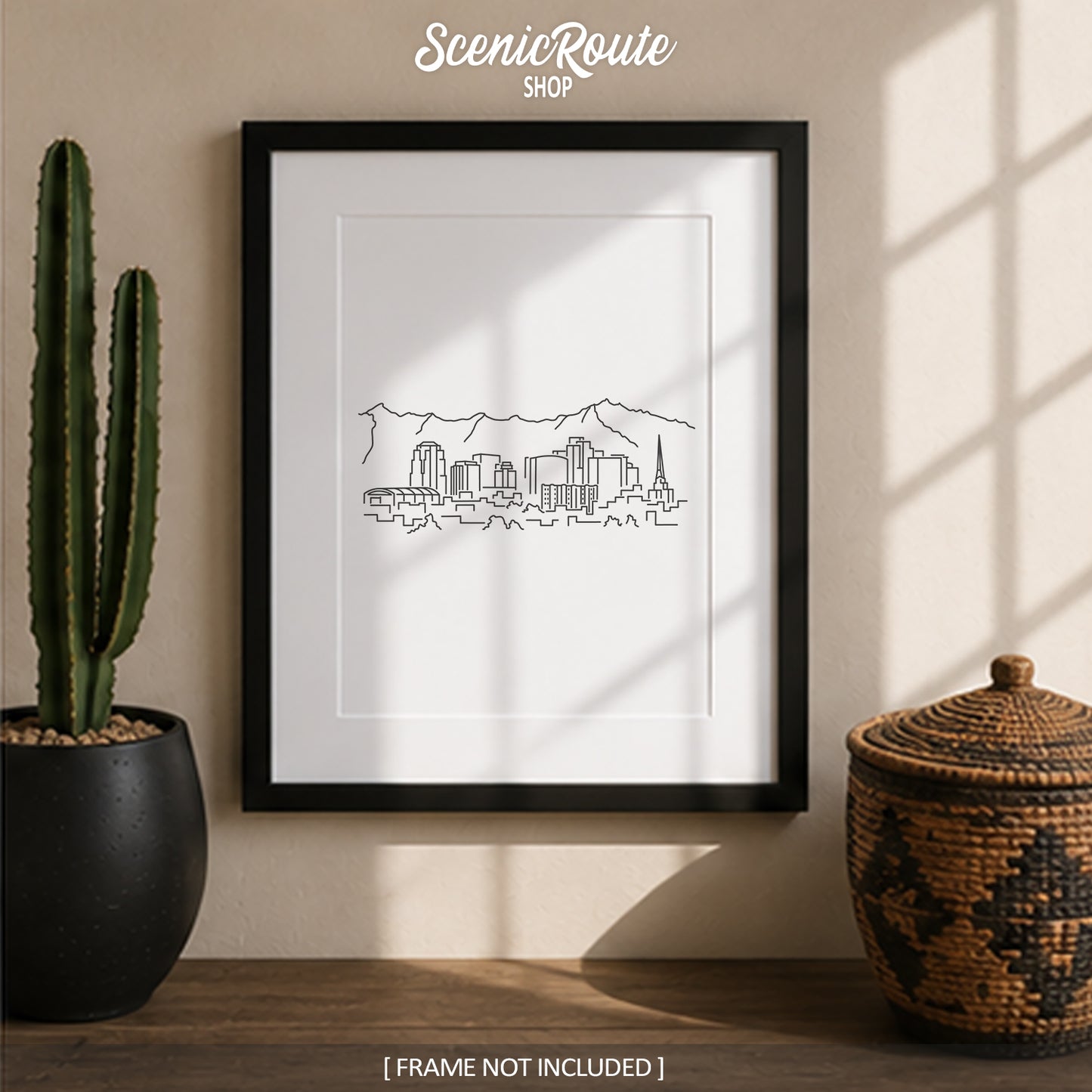 Phoenix Arizona Skyline Art Print