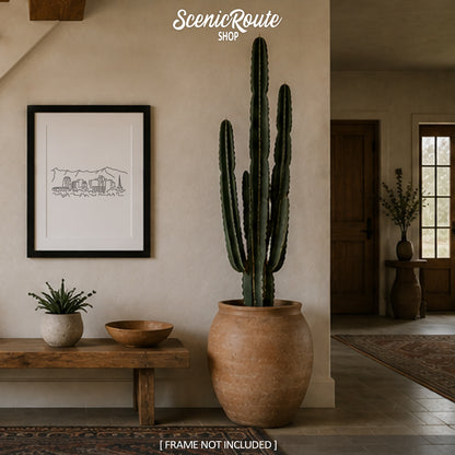 Phoenix Arizona Skyline Art Print