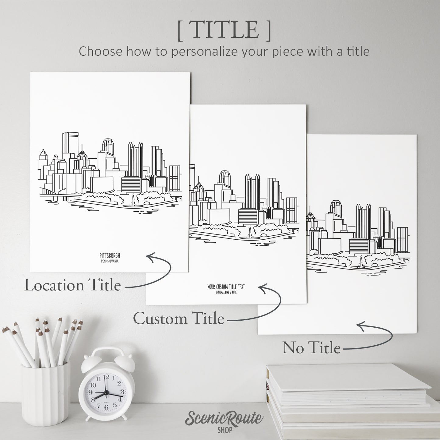 Pittsburgh Pennsylvania Skyline Art Print