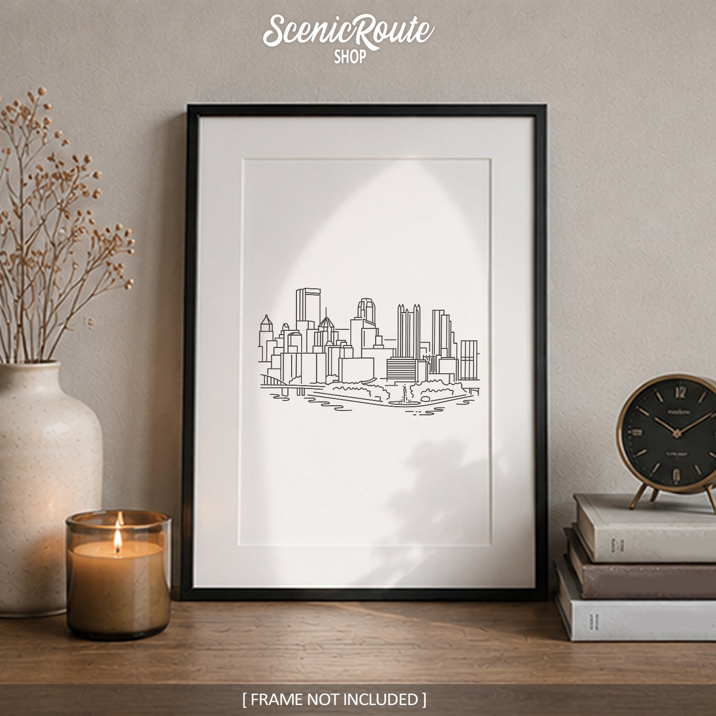 Pittsburgh Pennsylvania Skyline Art Print