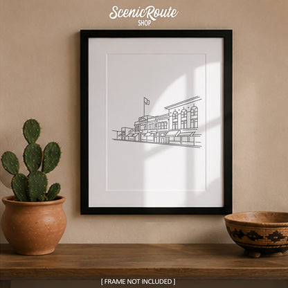 Prescott Arizona Skyline Art Print