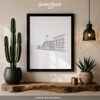Prescott Arizona Skyline Art Print