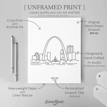 Saint Louis Missouri Art Print