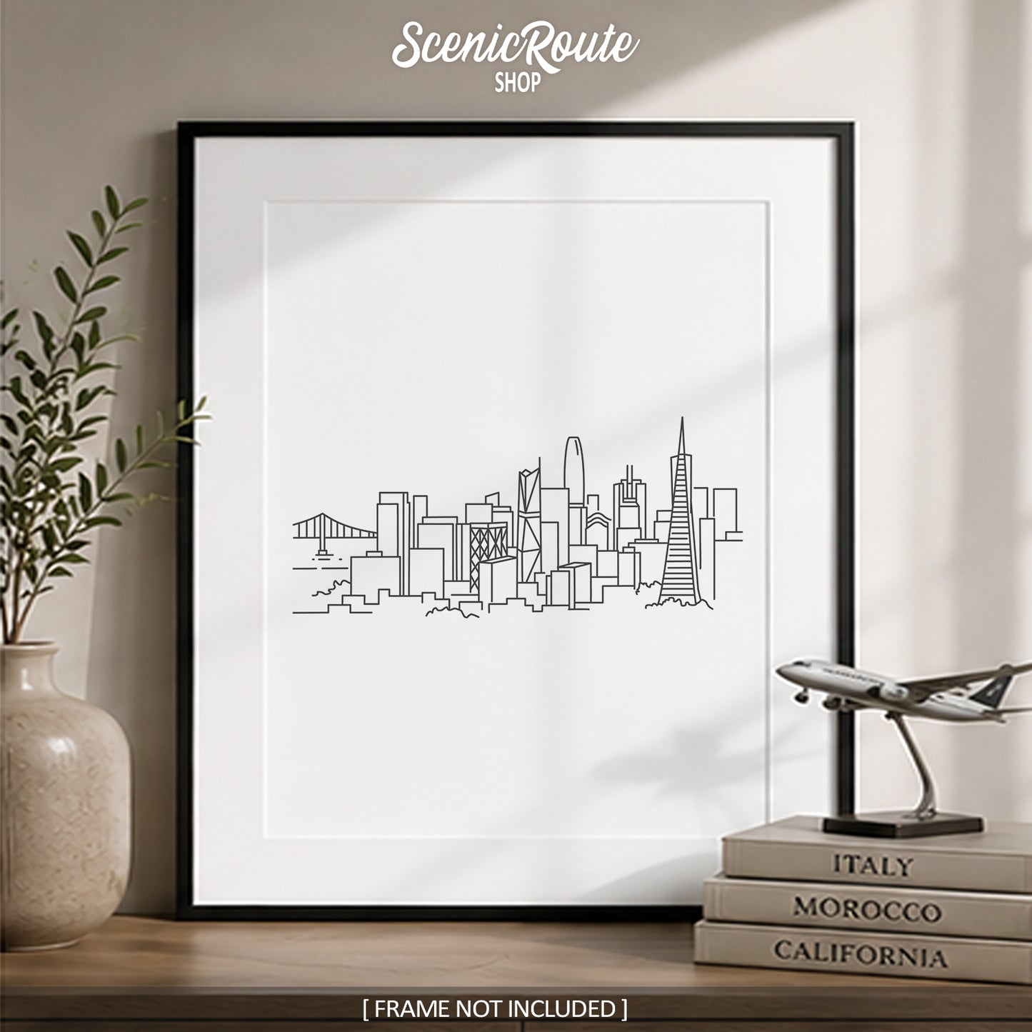 San Francisco California Skyline Art Print