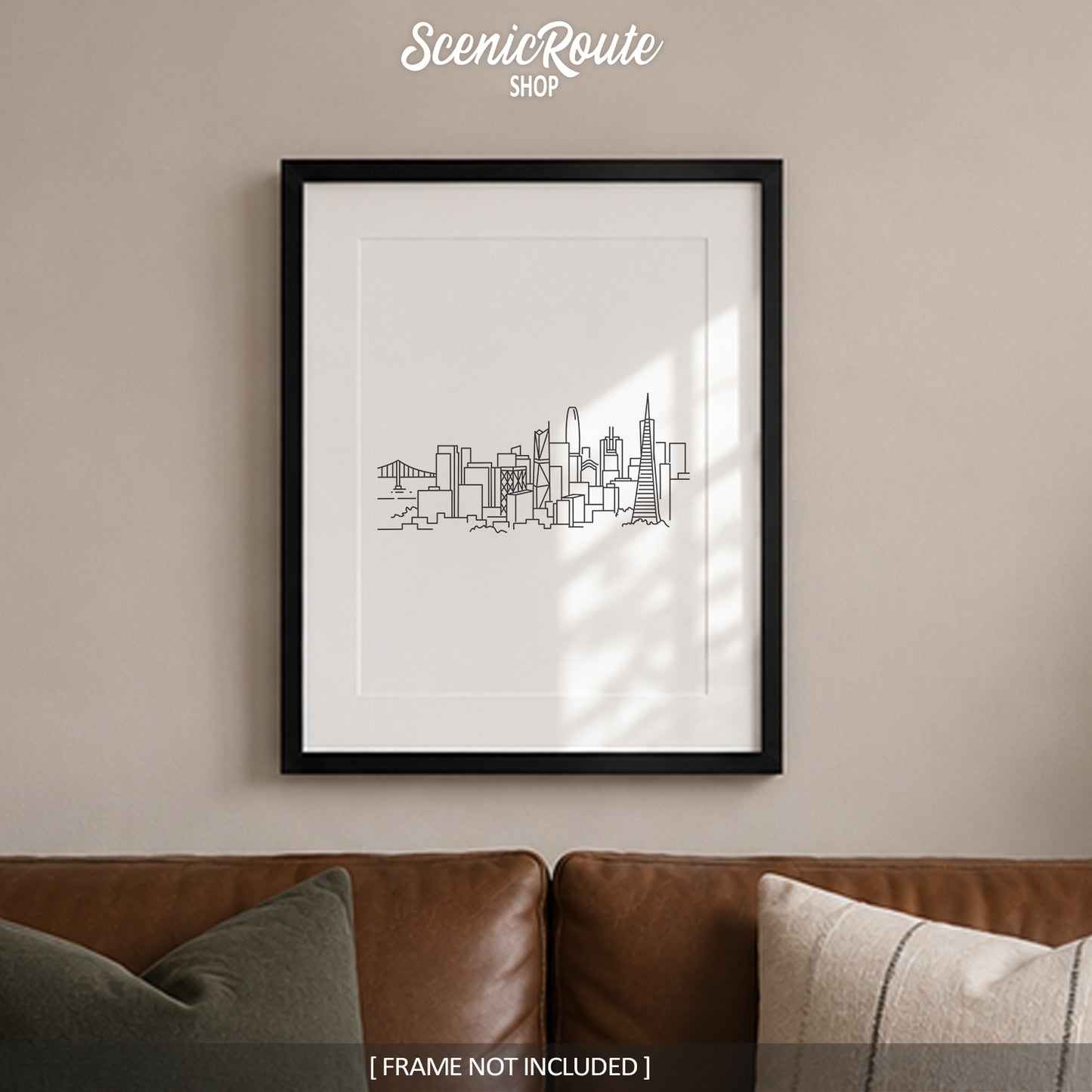 San Francisco California Skyline Art Print