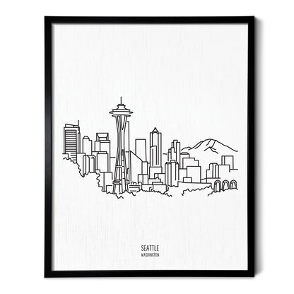Seattle Washington Skyline Art Print