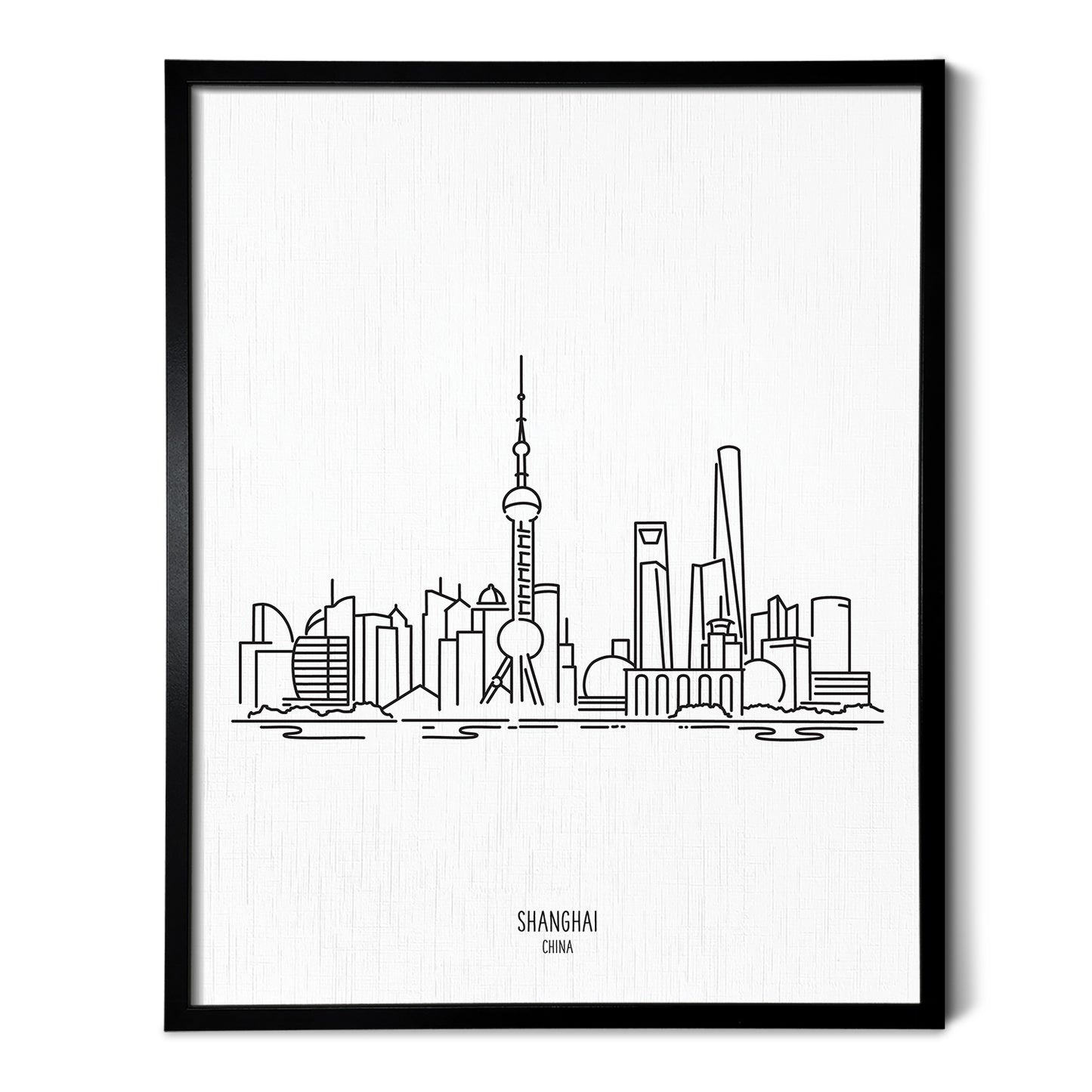 Shanghai China Skyline Art Print