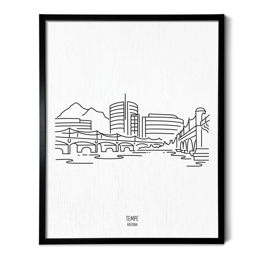 Tempe Arizona Skyline Art Print