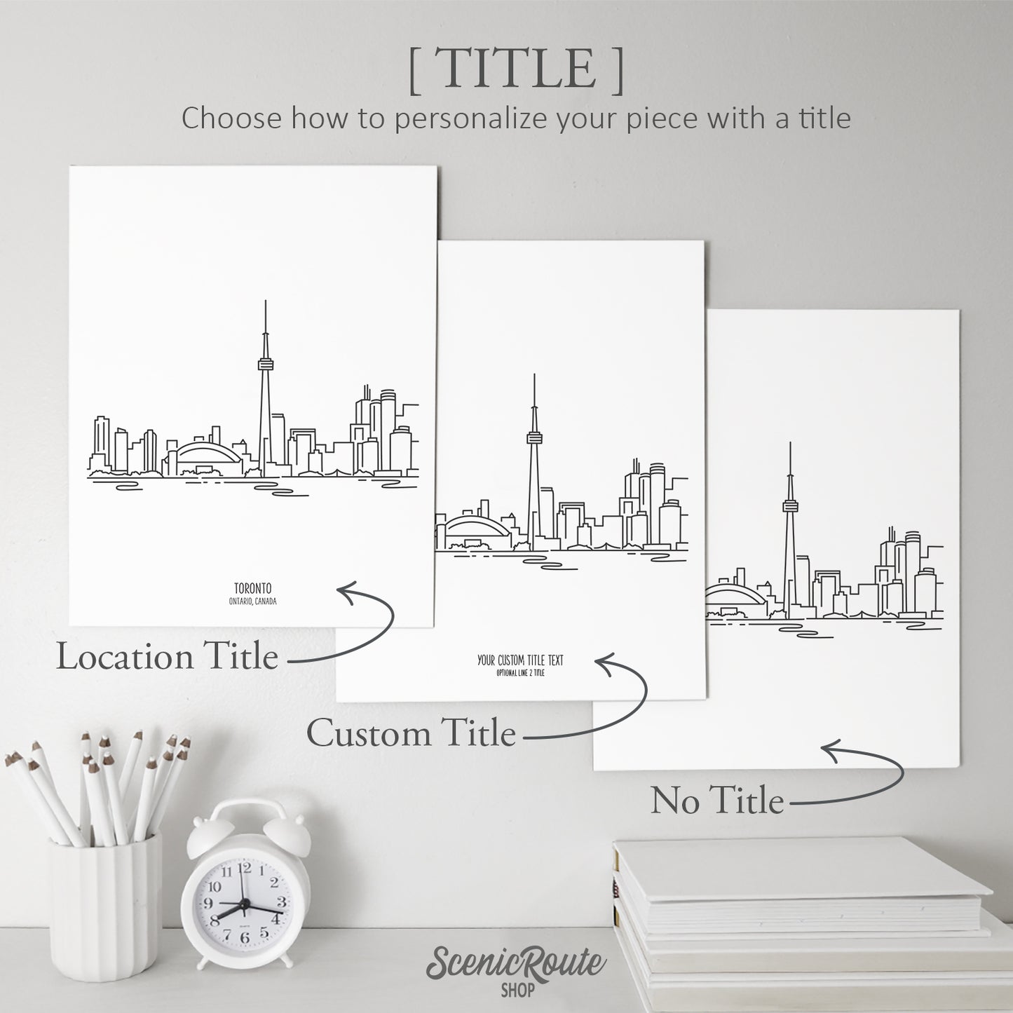 Toronto Canada Skyline Art Print