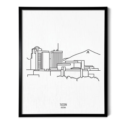 Tucson Arizona Skyline Art Print