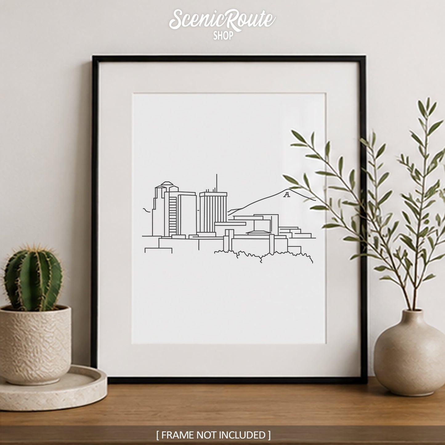 Tucson Arizona Skyline Art Print