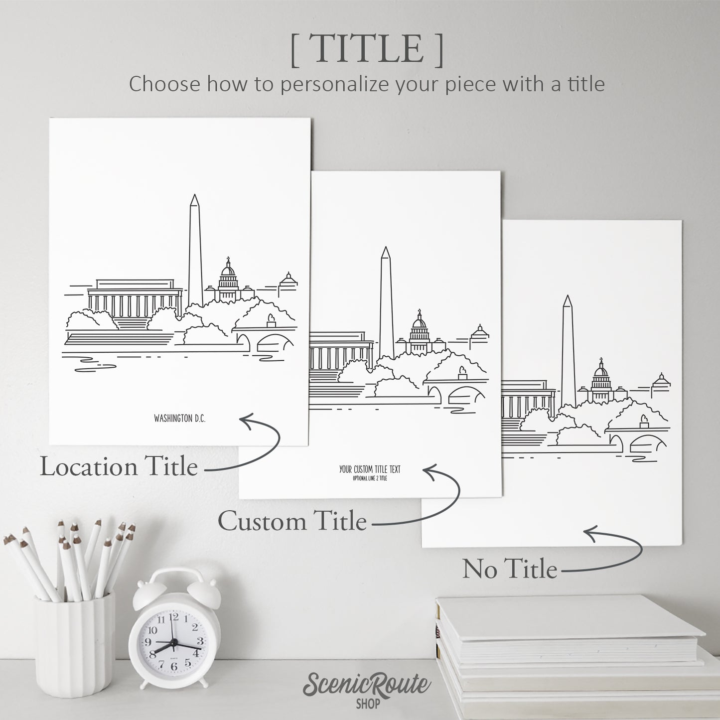 Washington DC Skyline Art Print