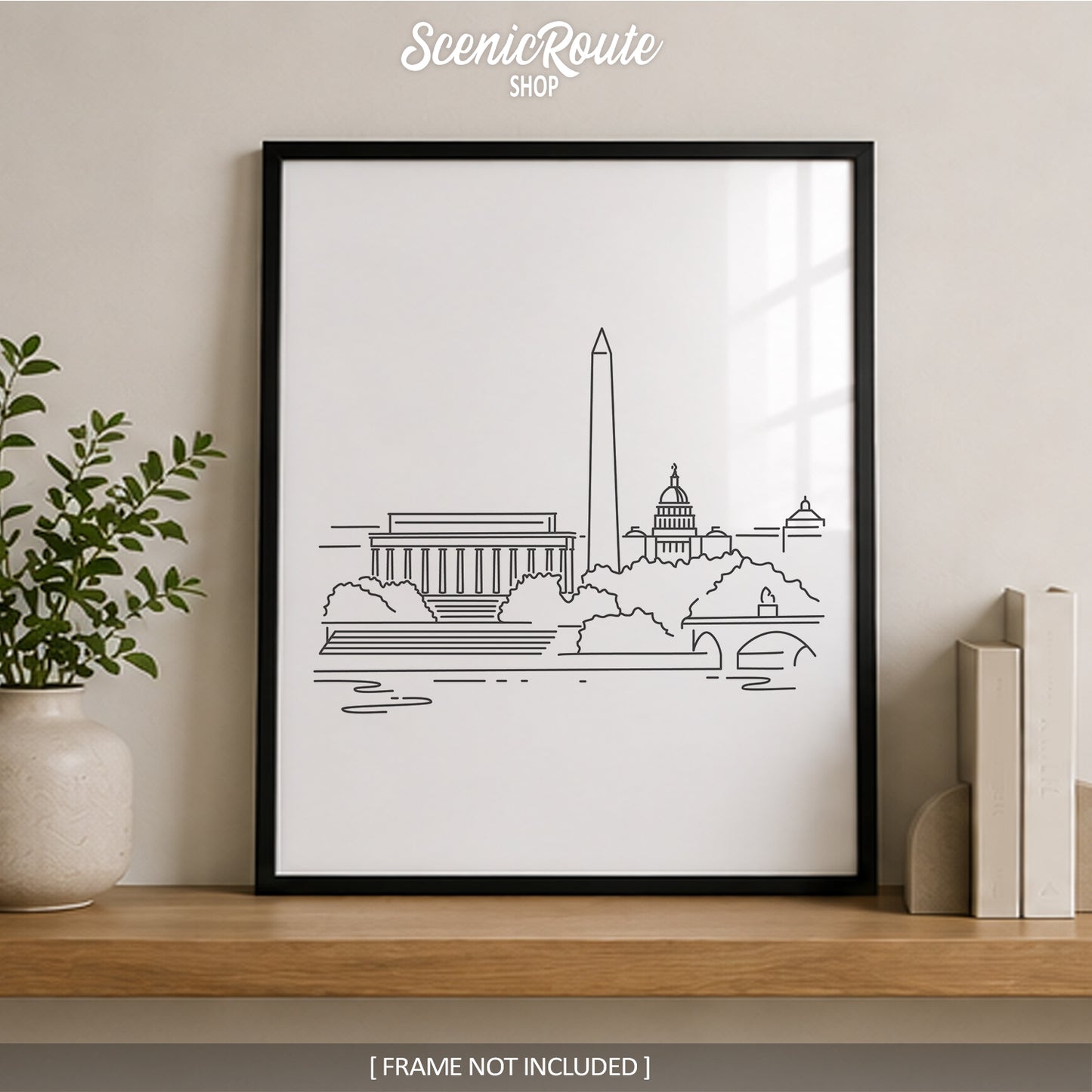 Washington DC Skyline Art Print