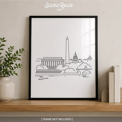 Washington DC Skyline Art Print