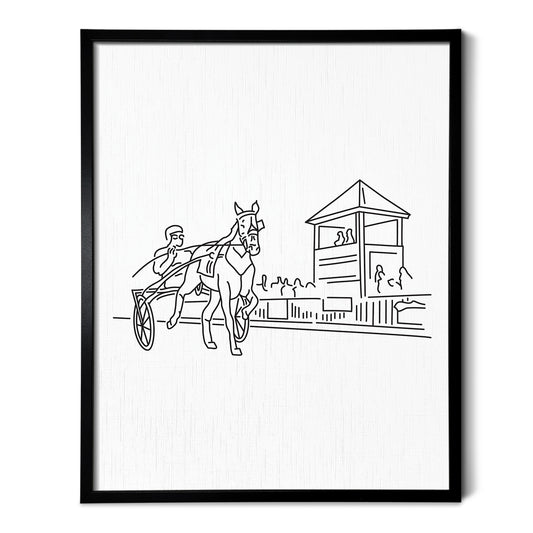 Harness Racing Art Print