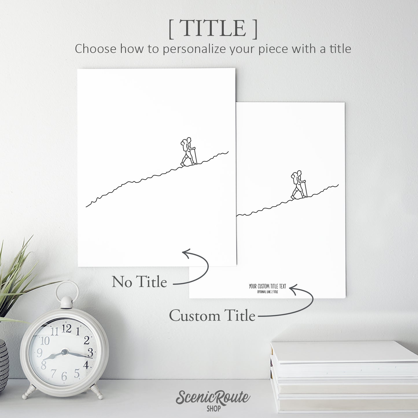 Hiking Art Print