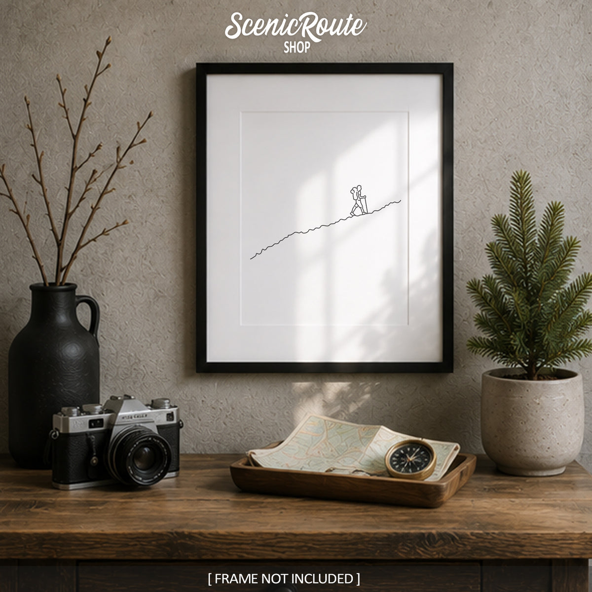 Hiking Art Print