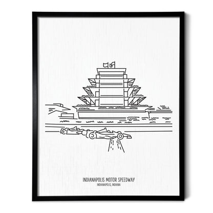 Indianapolis Speedway Pagoda Art Print