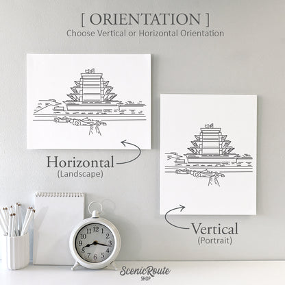Indianapolis Speedway Pagoda Art Print