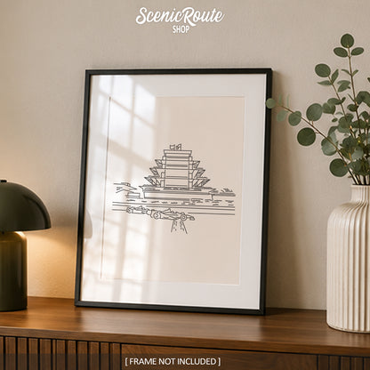 Indianapolis Speedway Pagoda Art Print