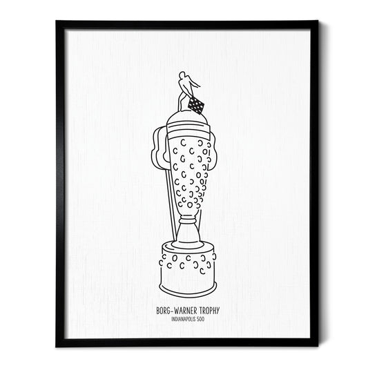 Indy Car Trophy Art Print