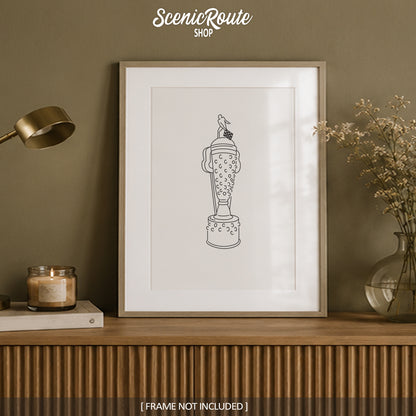 Indy Car Trophy Art Print