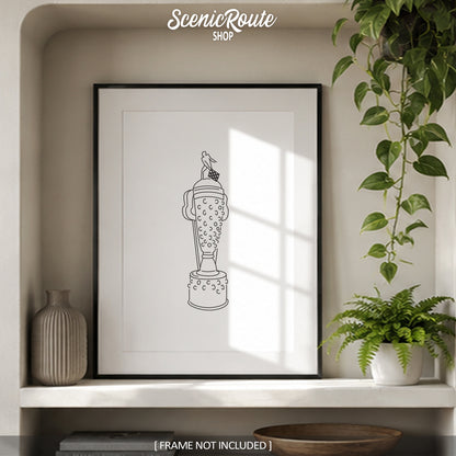 Indy Car Trophy Art Print