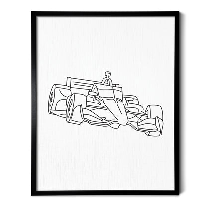 Indy Car Art Print