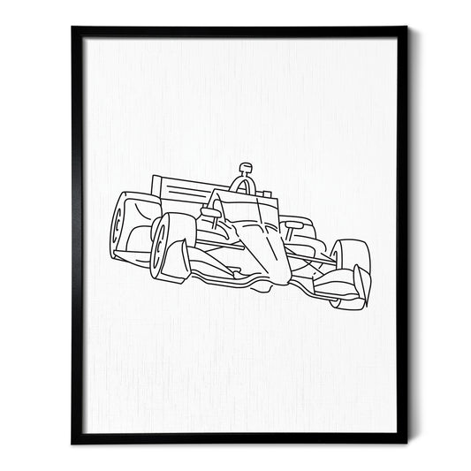 Indy Car Art Print