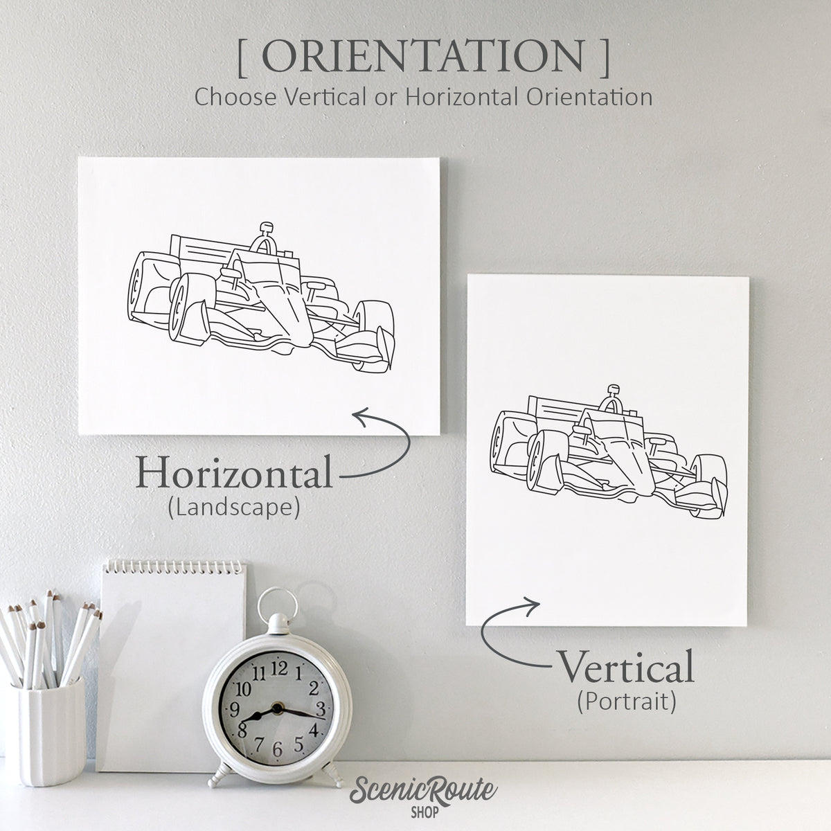 Indy Car Art Print