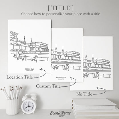 Louisville Churchill Downs Art Print