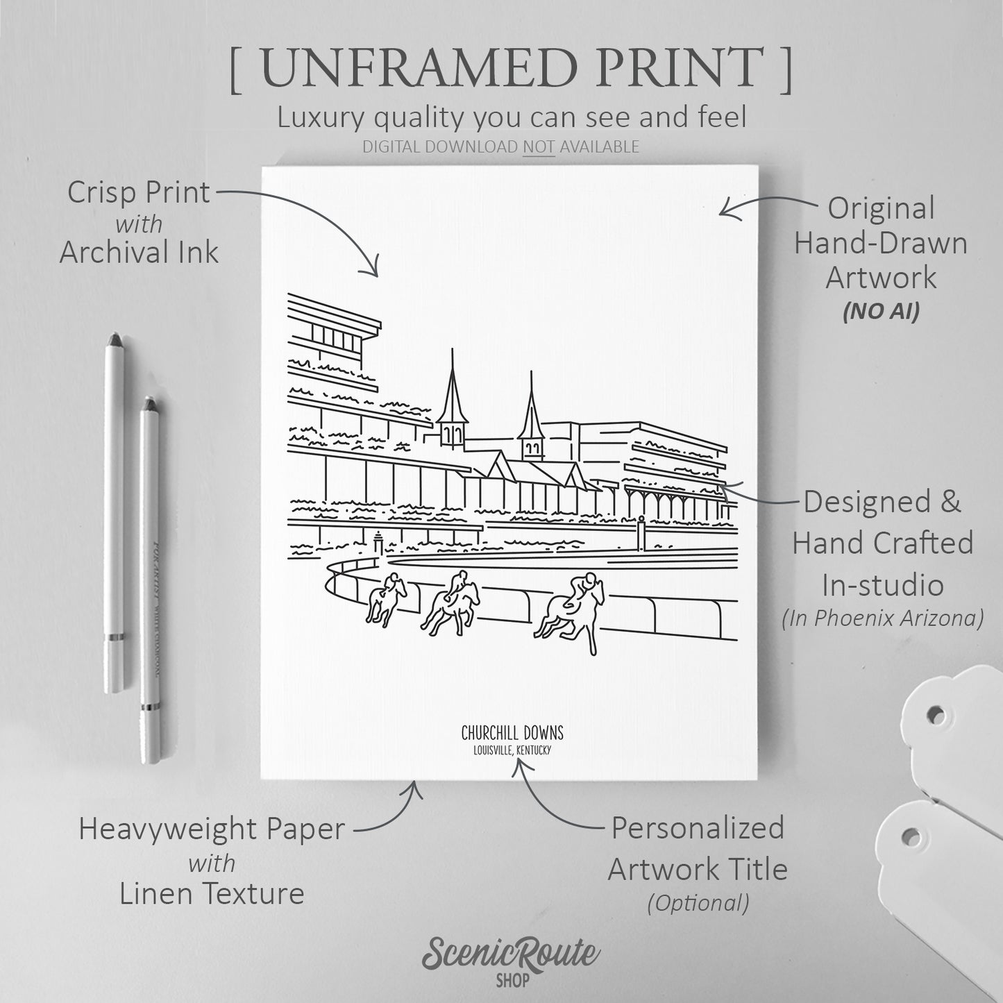 Louisville Churchill Downs Art Print