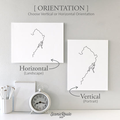 Rock Climbing Art Print