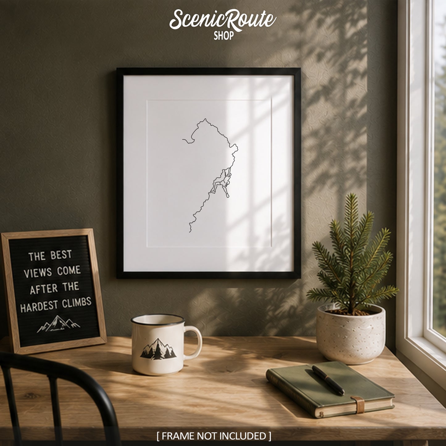 Rock Climbing Art Print