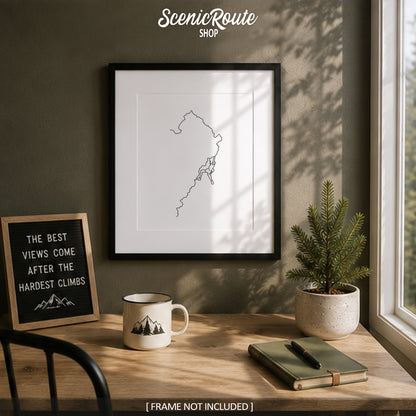 Rock Climbing Art Print