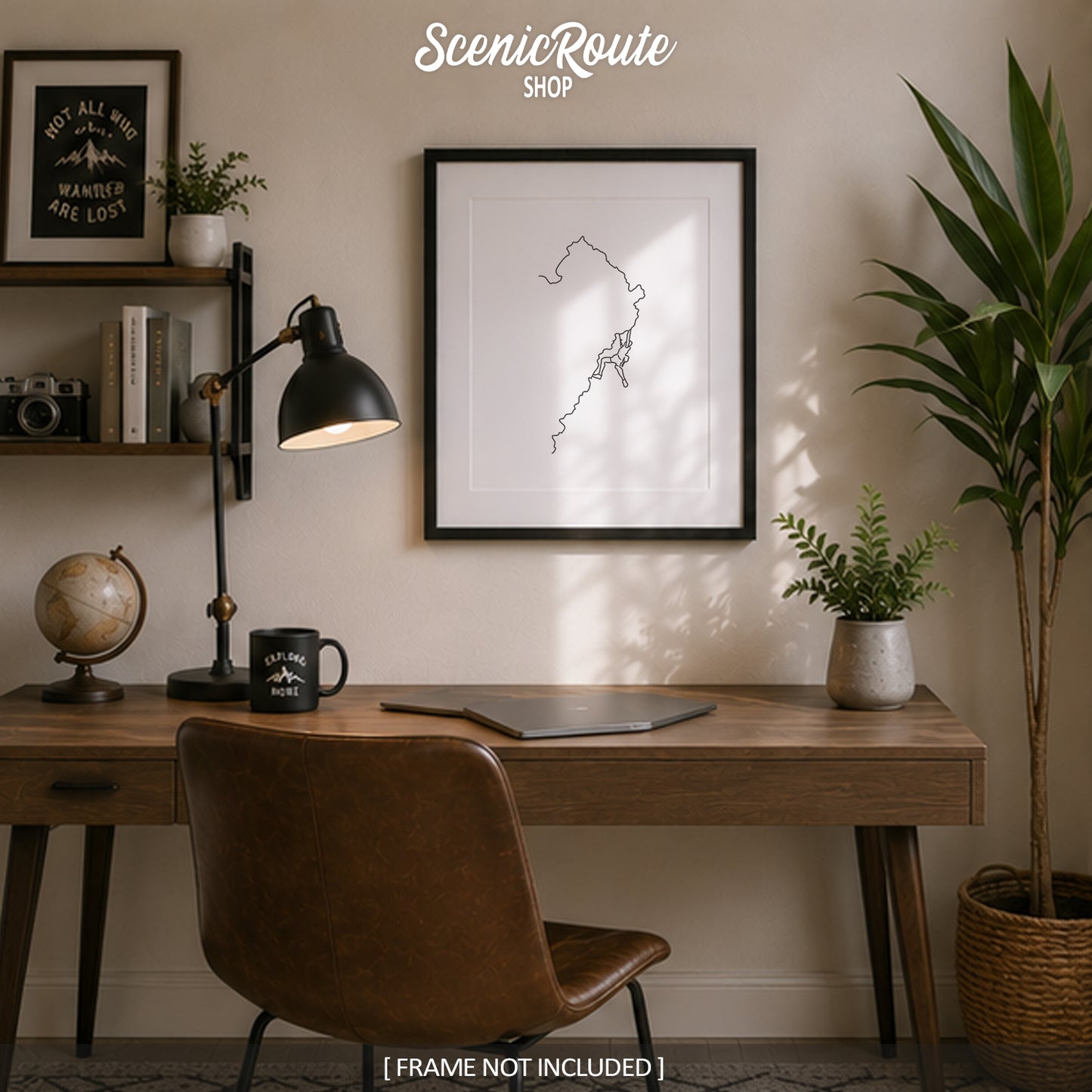 Rock Climbing Art Print