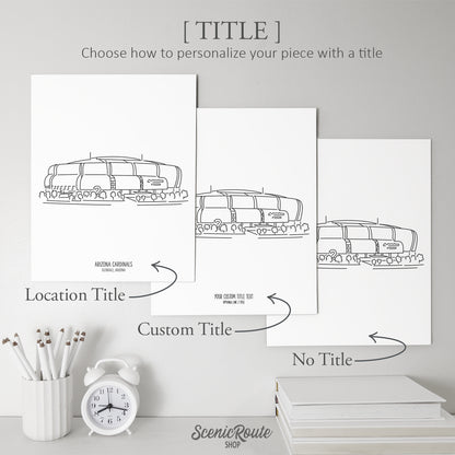 Arizona Cardinals Stadium Art Print