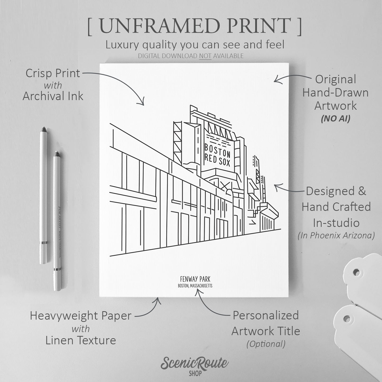 Boston Fenway Park Exterior Art Print