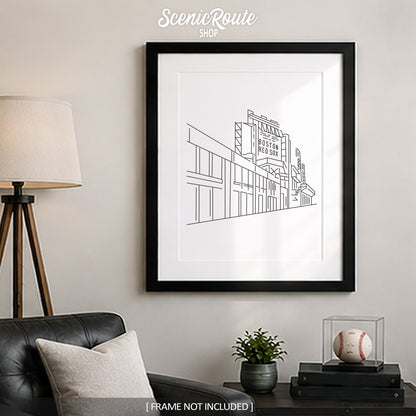 Boston Fenway Park Exterior Art Print