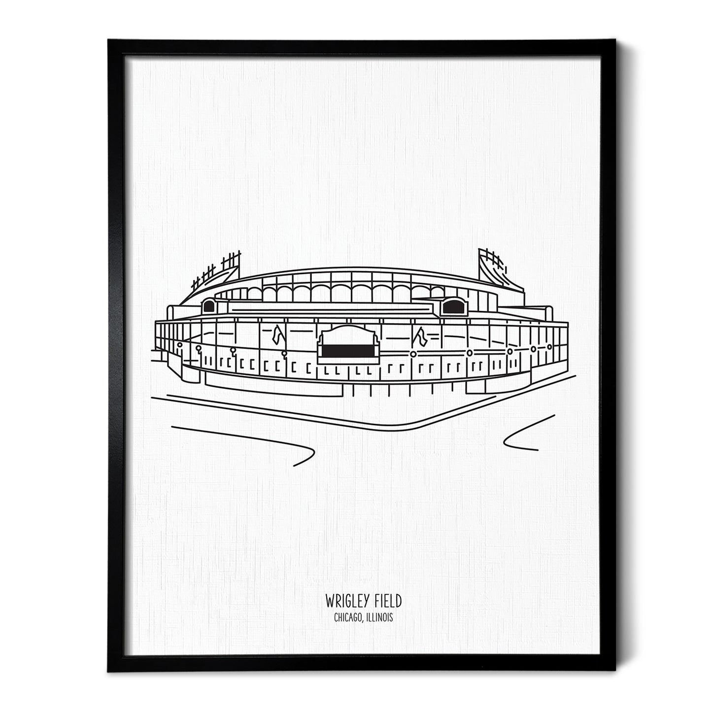Chicago Wrigley Field Art Print