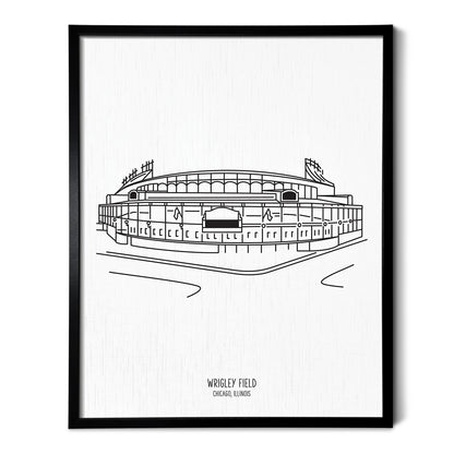 Chicago Wrigley Field Art Print