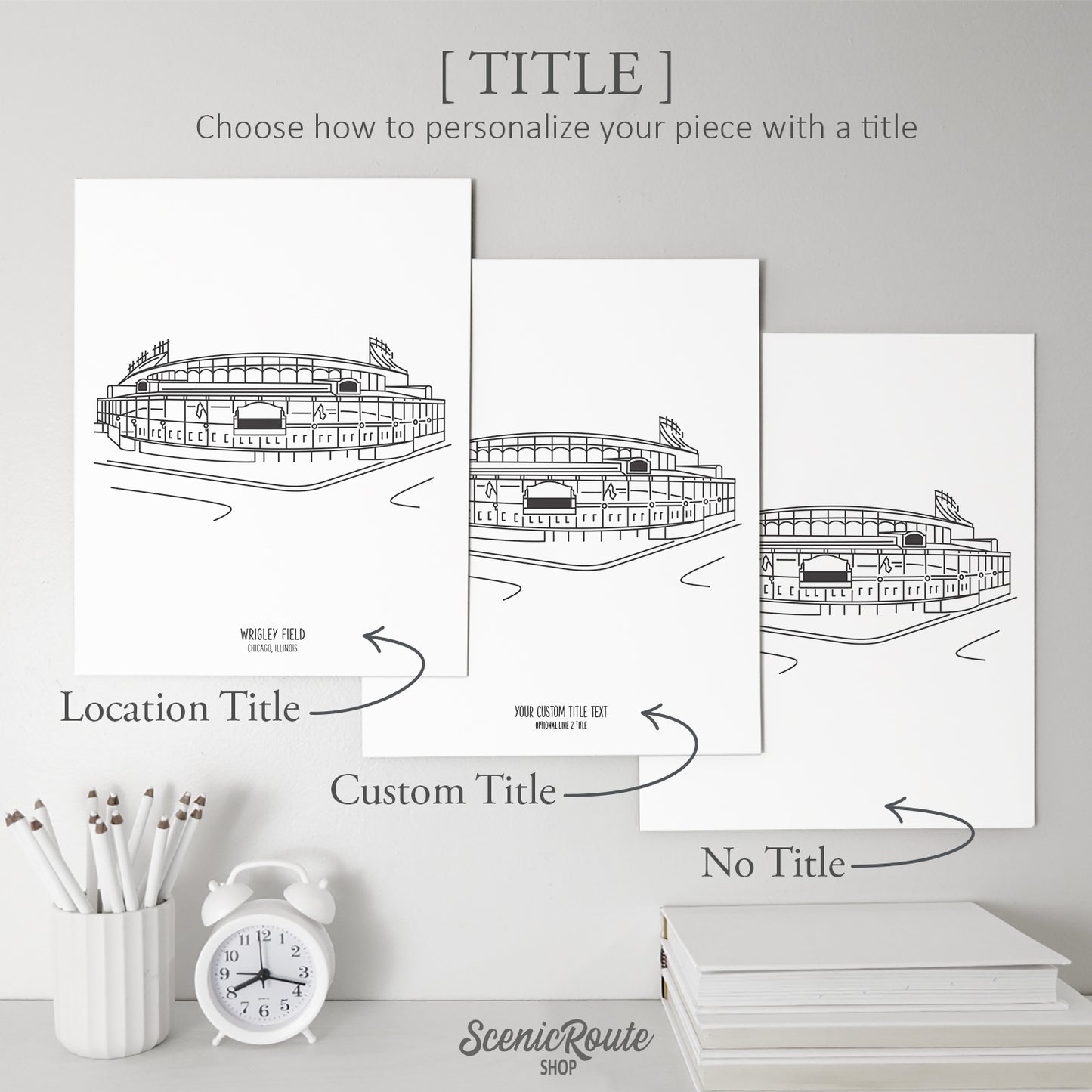 Chicago Wrigley Field Art Print